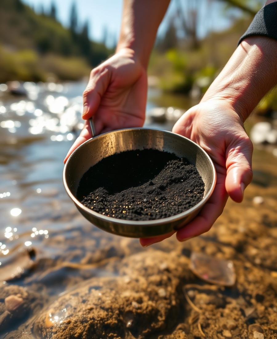 Gold Panning in the Scottish Highlands